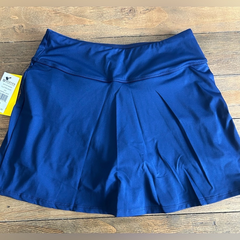 ELEVEN By Venus Williams Blue Tennis Pleated Skort with and side pockets - Picture 4 of 9